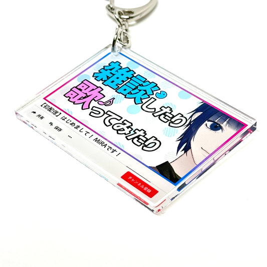 サムネ風アクリルキーホルダー (単品)