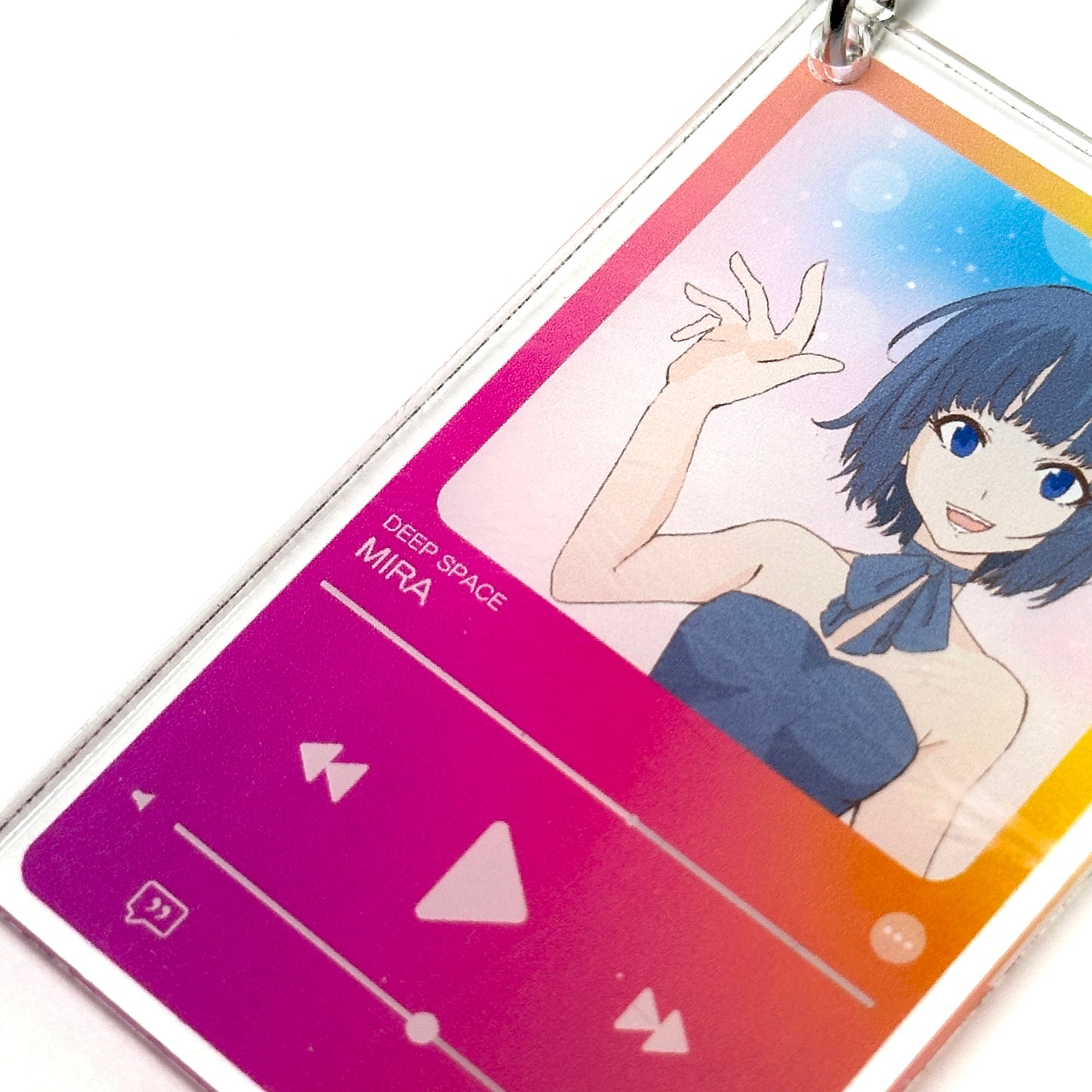 音楽プレイヤー風アクリルキーホルダー
