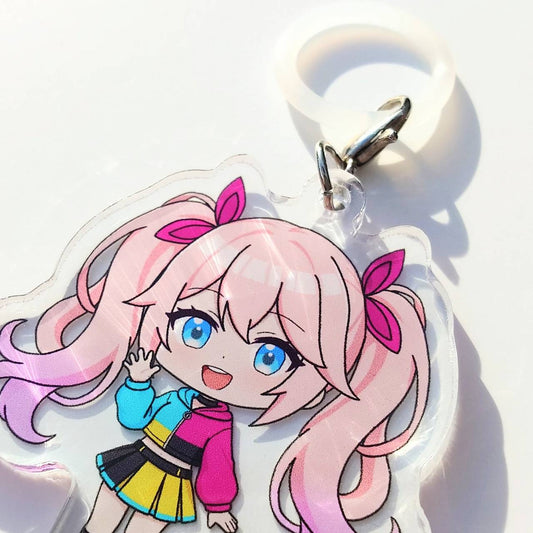 アクリルめじるしキーホルダー50×50mm