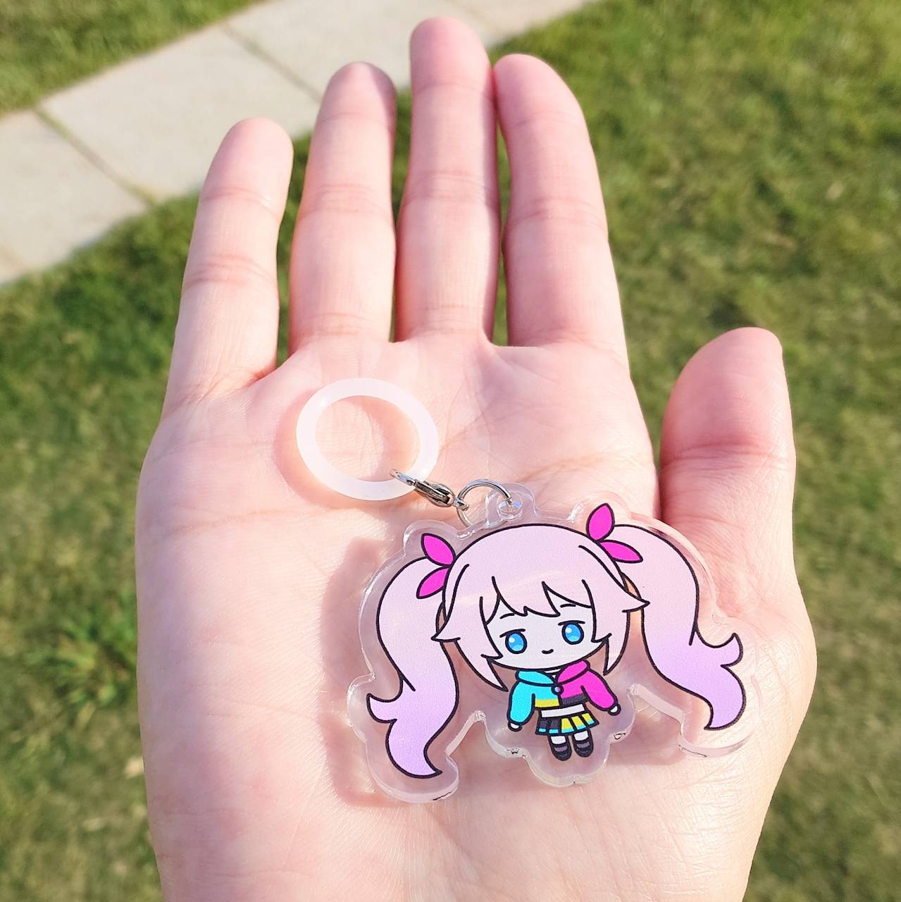 アクリルめじるしキーホルダー50×50mm