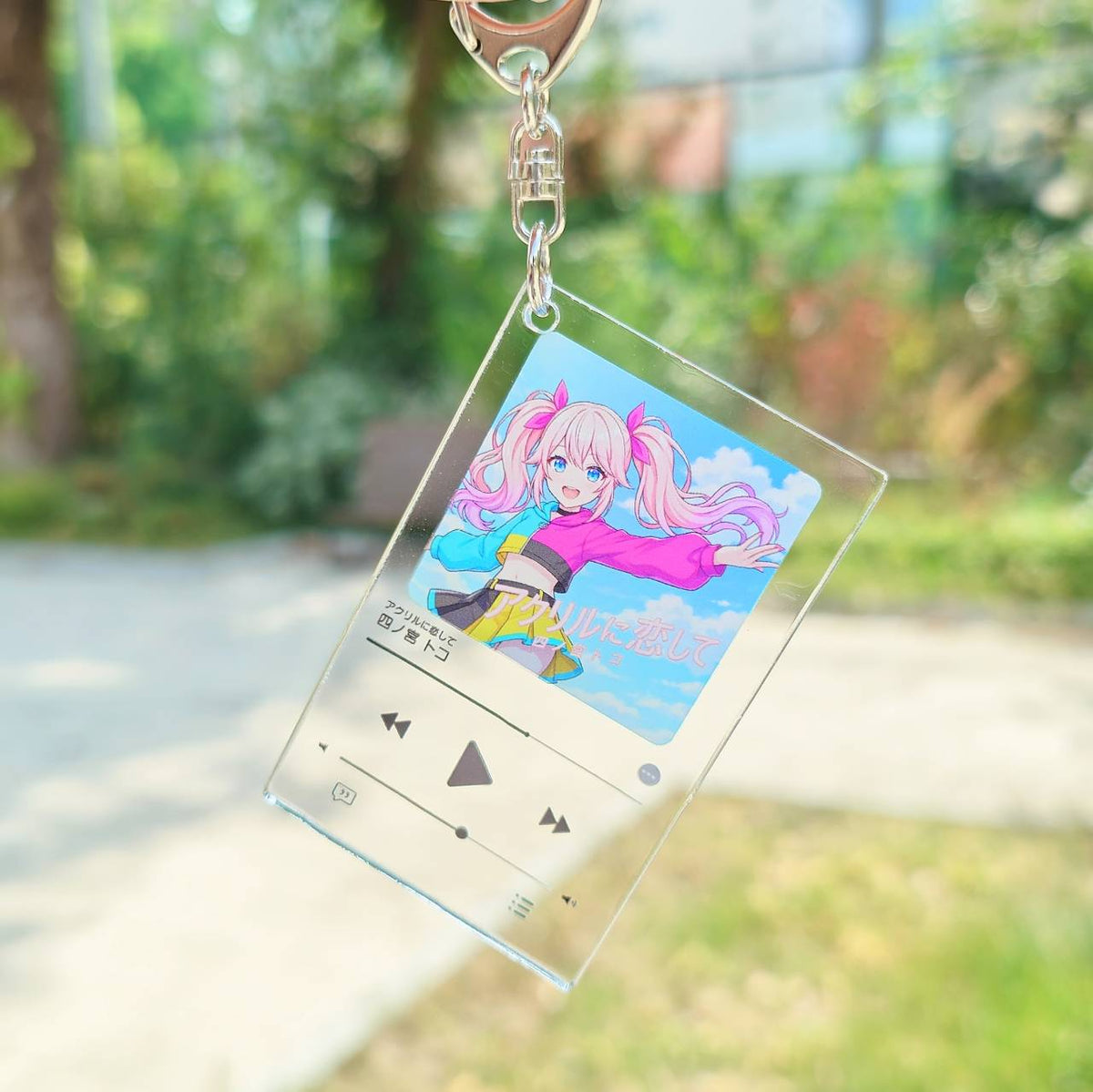 音楽プレイヤー風アクリルキーホルダー①