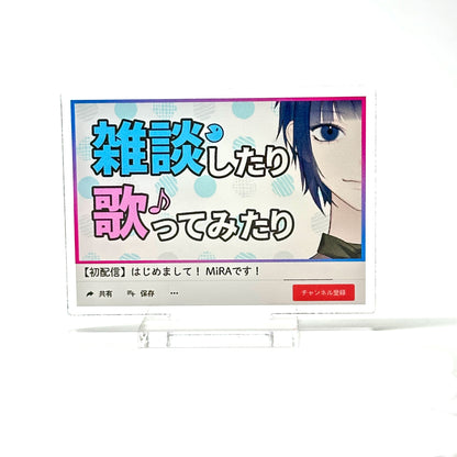 サムネ風アクリルスタンド