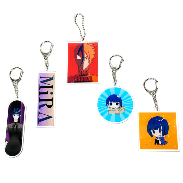 アクリルキーホルダー定型