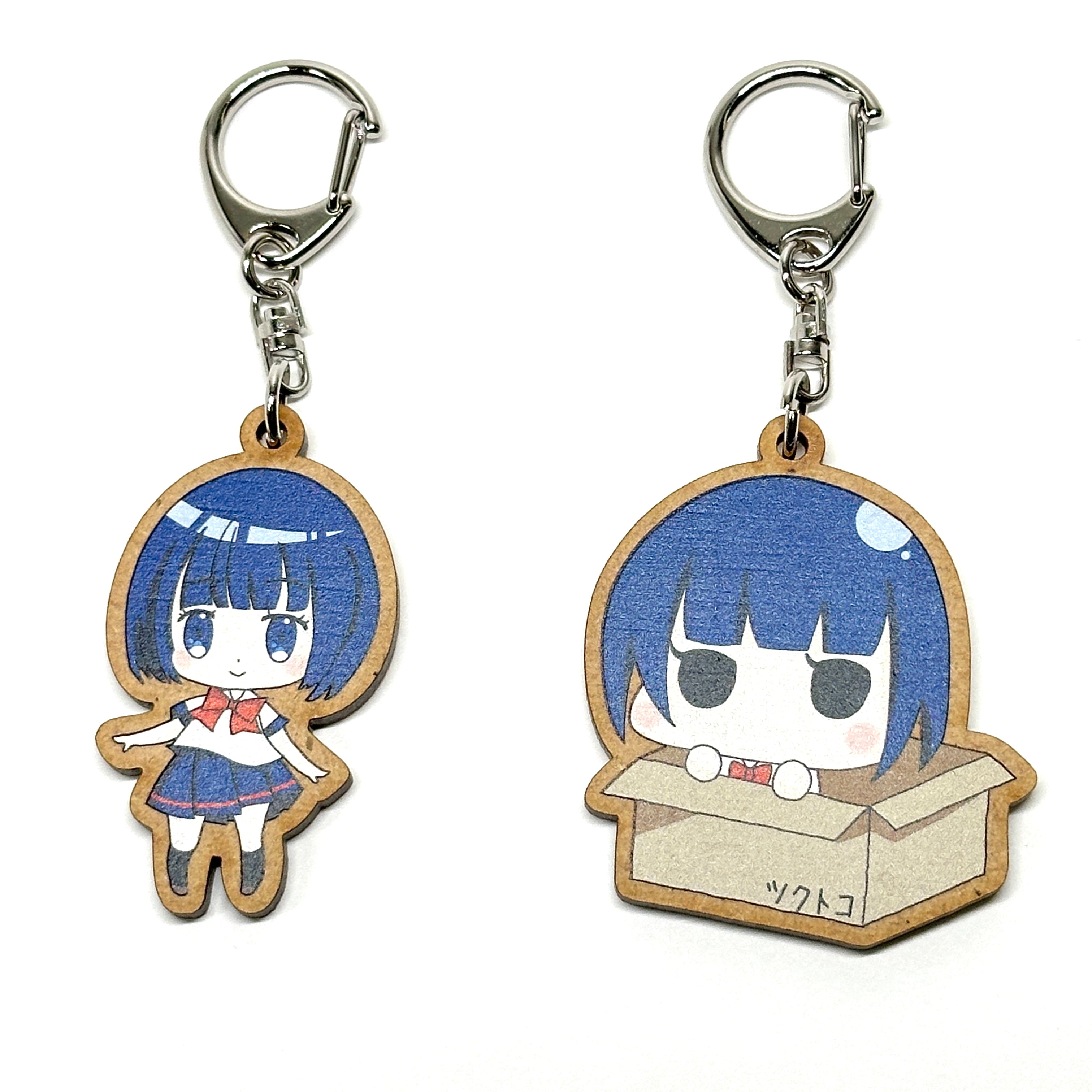 ウッド風キーホルダー50×50mm｜格安でグッズをつくるならツクトコ