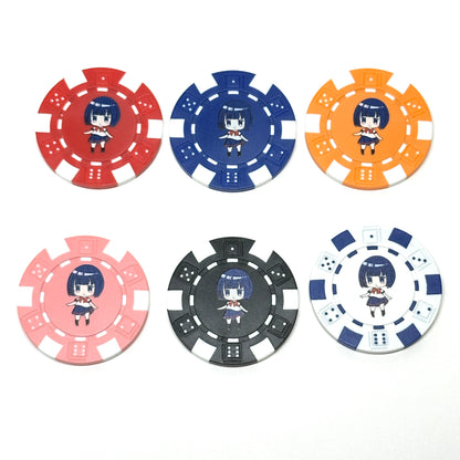 ポーカーチップキーホルダー