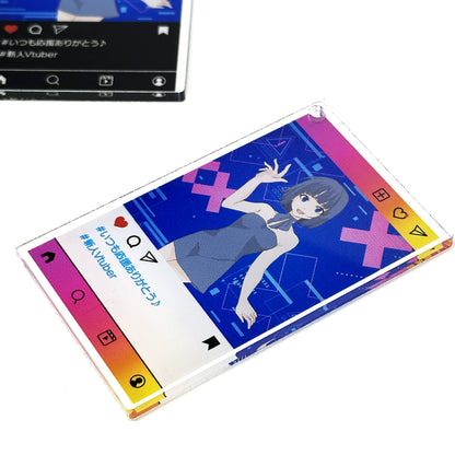 SNS風アクリルキーホルダー①