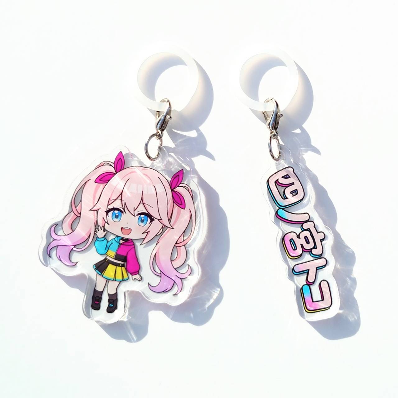 アクリルめじるしキーホルダー50×50mm