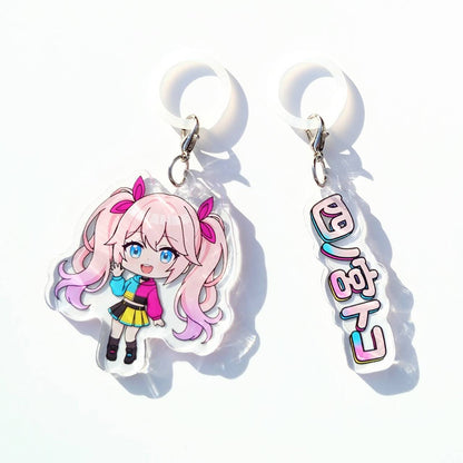 アクリルめじるしキーホルダー50×50mm