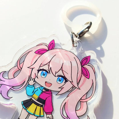 アクリルめじるしキーホルダー50×50mm