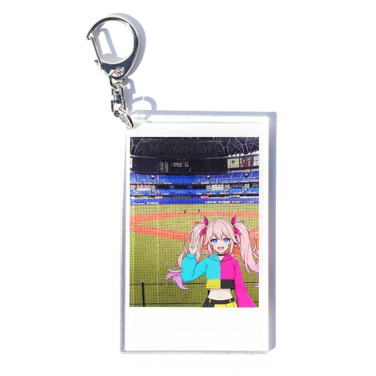 チェキ風アクリルキーホルダー