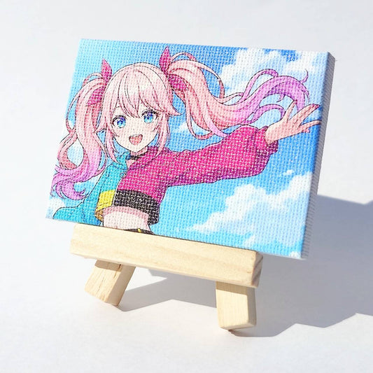ミニキャンバス(イーゼル付き)