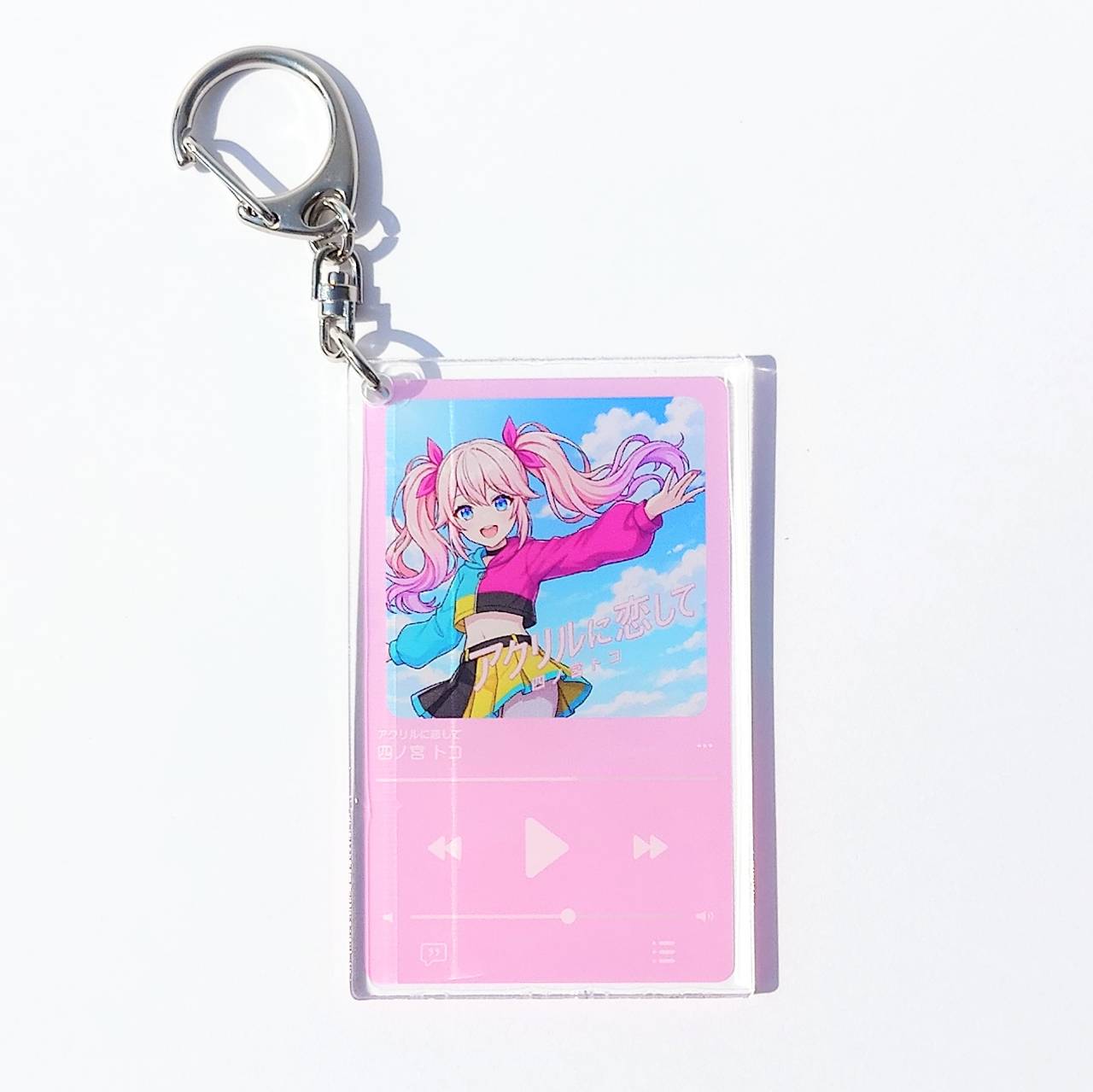 音楽プレイヤー風アクリルキーホルダー②