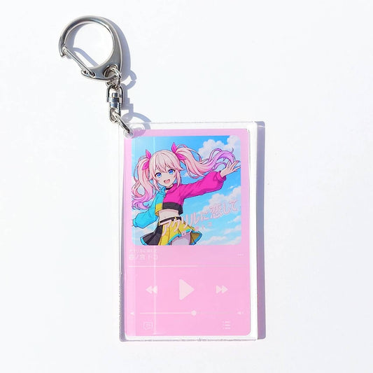 音楽プレイヤー風アクリルキーホルダー②
