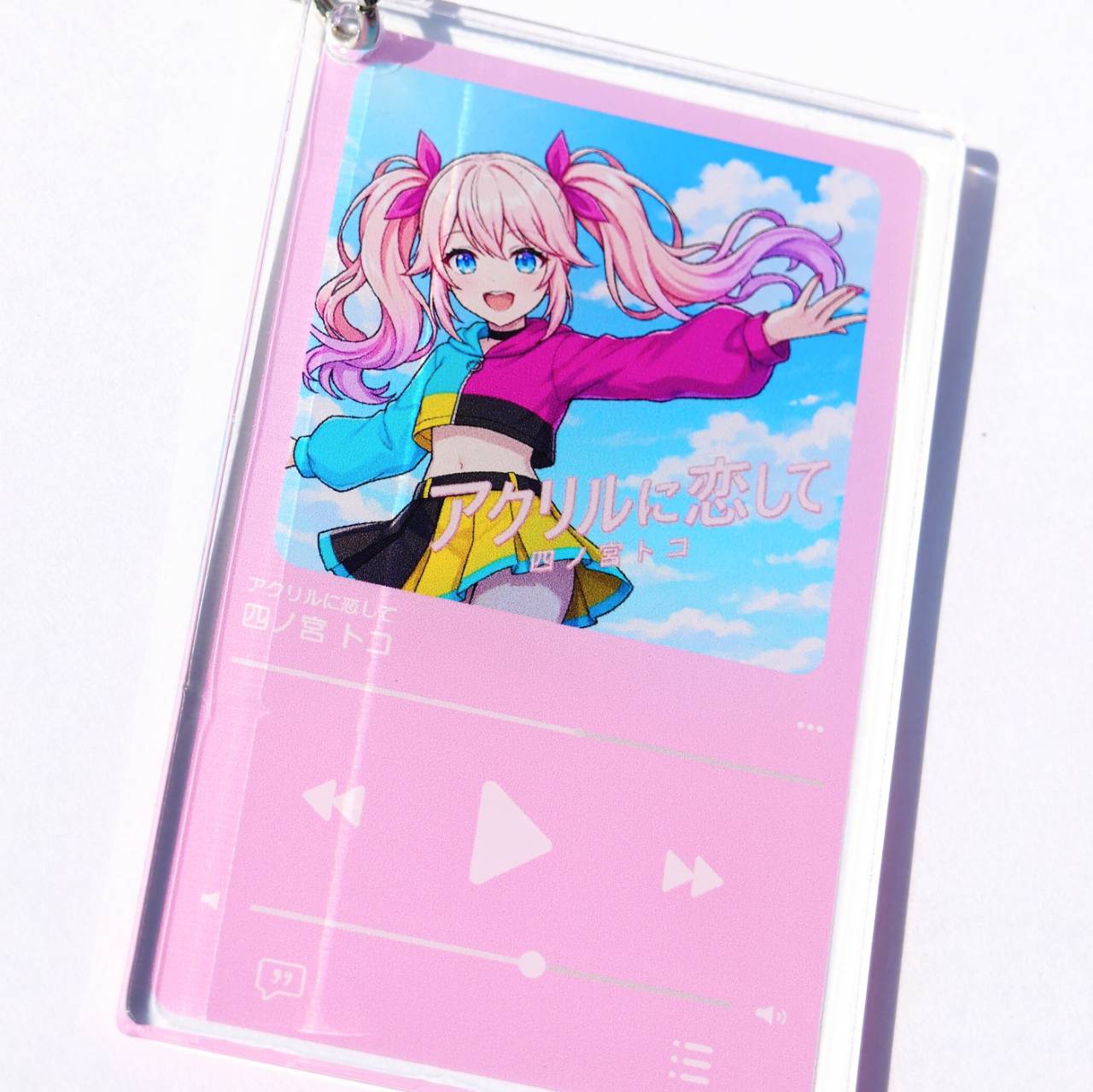 音楽プレイヤー風アクリルキーホルダー②