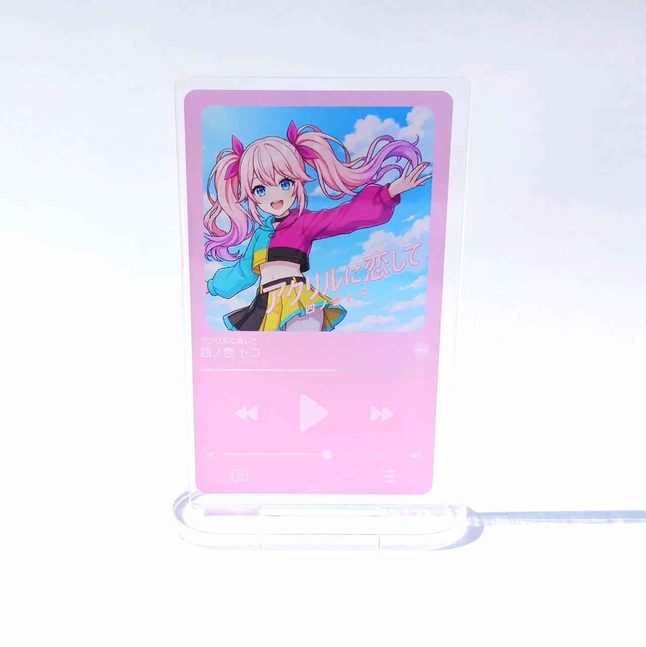 音楽プレイヤー風アクリルスタンド②
