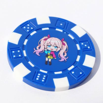 ポーカーチップめじるしキーホルダー