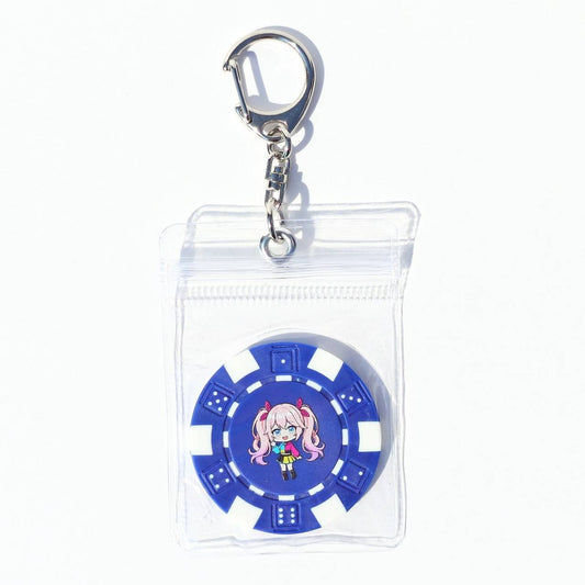 ポーカーチップキーホルダー