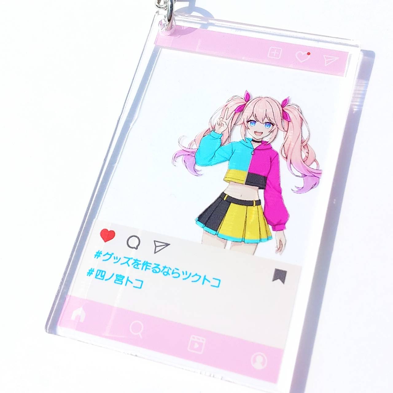 SNS風アクリルキーホルダー②