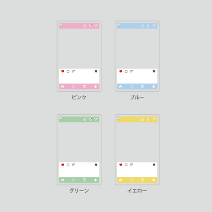 SNS風アクリルキーホルダー②
