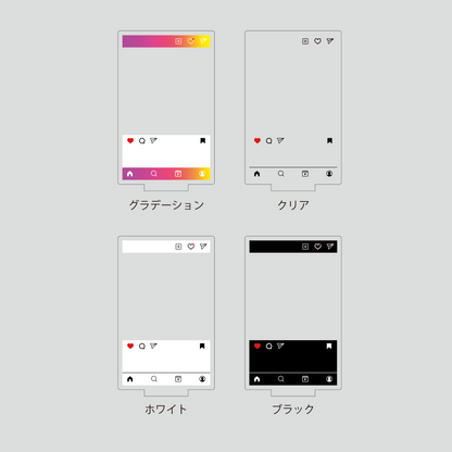 SNS風アクリルスタンド①